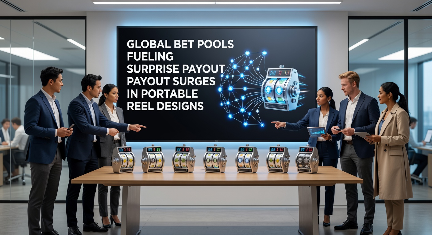 Global bet pools connecting portable reel designs across international markets with surging payout activity
