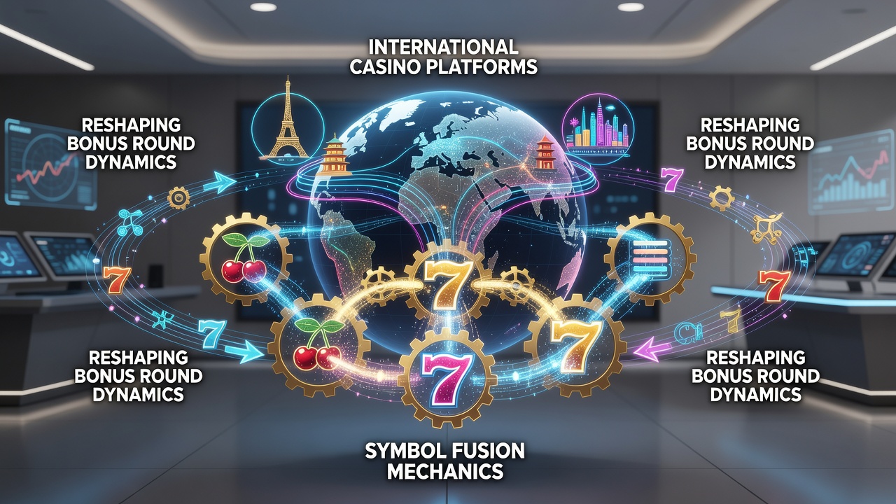 International casino platforms implementing symbol fusion in bonus features