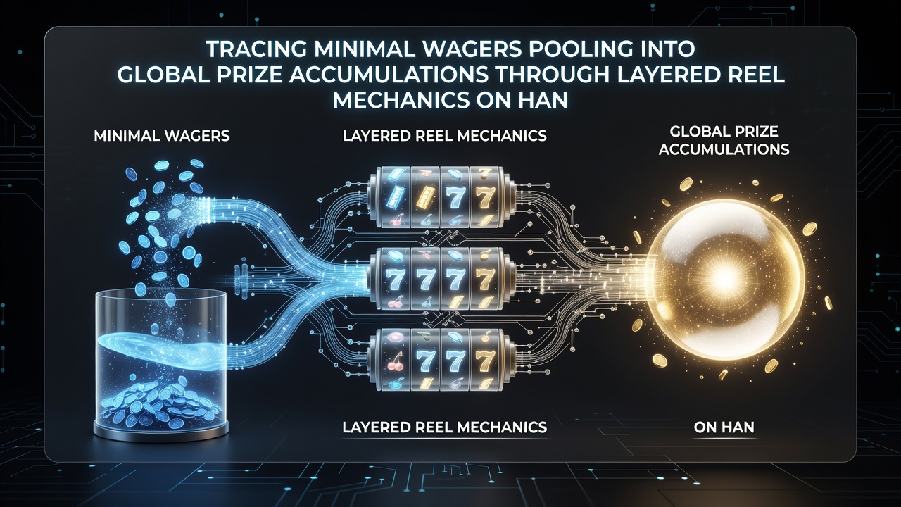 Close-up of smartphone screen showing accumulating global jackpot values from layered mobile slots